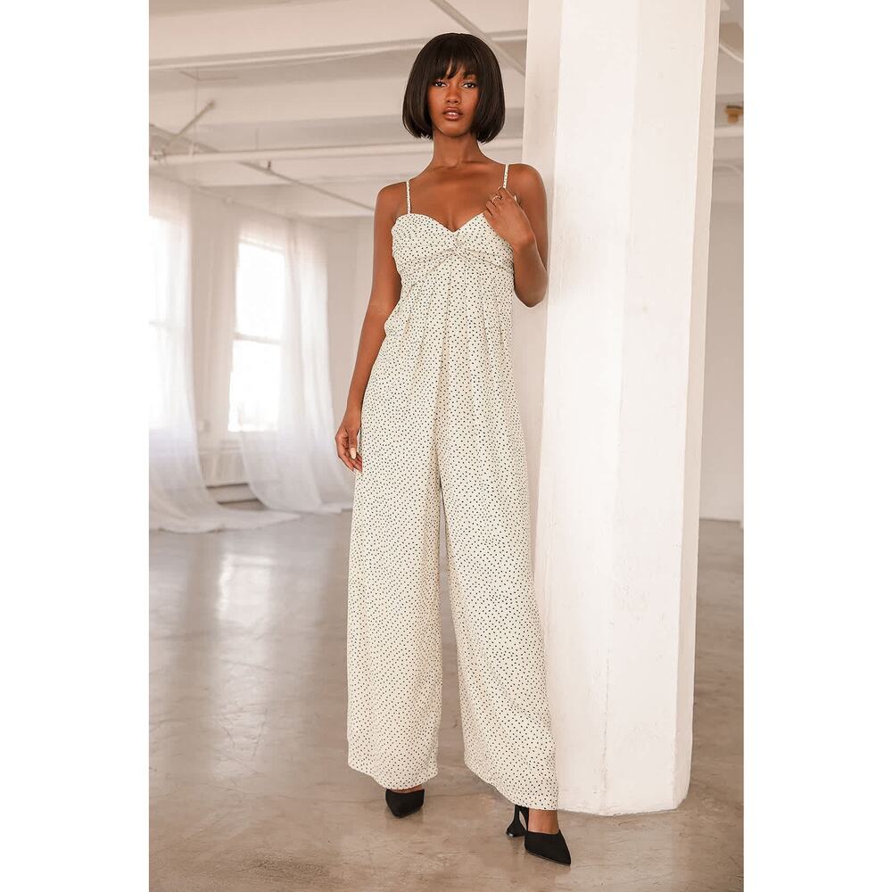 Lulus Crushin On You Pleated Twistfront Jumpsuit - XS - Picture 3 of 6